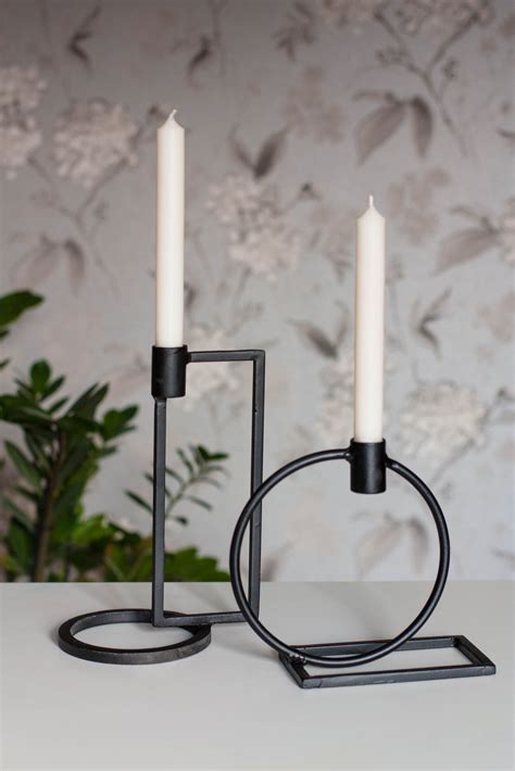 modern metal candle holders